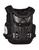 Chránič hrude FOX Raptor black/white detský