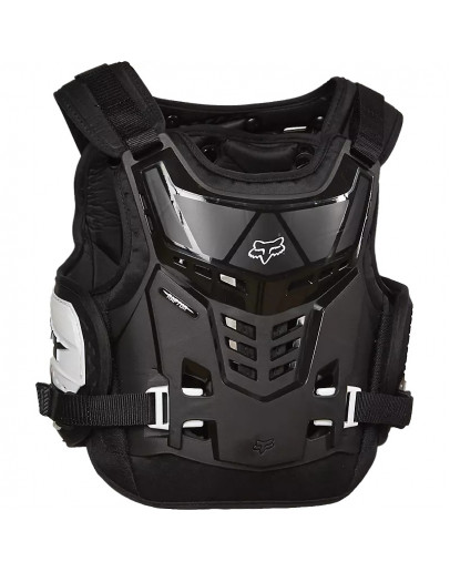 Chránič hrude FOX Raptor black/white detský
