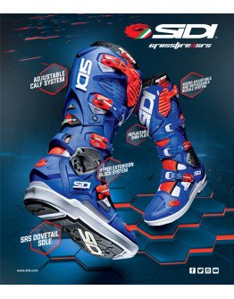 Sidi Crossfire 3 SRS white/blue/red fluo