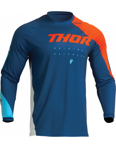 Dres Thor Sector Edge navy/orange 2023 detský