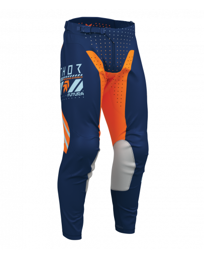 Nohavice Thor LAUNCHMODE Futura navy/orange