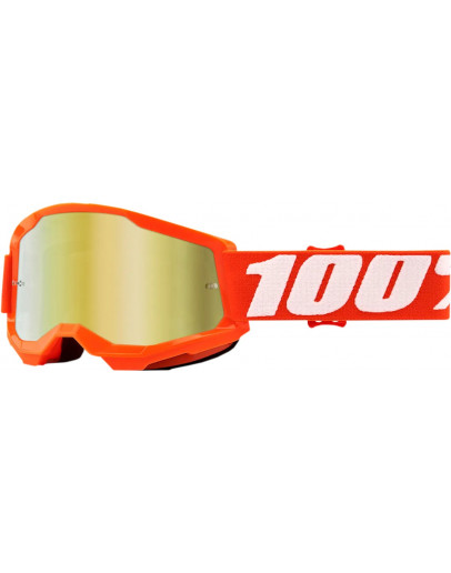 100% Strata 2 Orange JUNIOR so zrkadlovým sklom