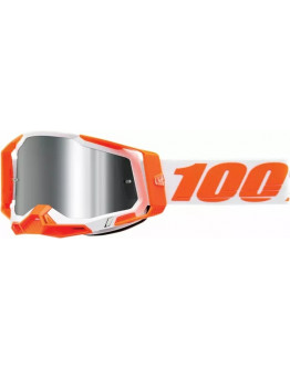 100% Racecraft 2 Orange so zrkadlovým sklom