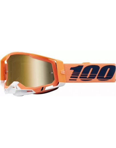 100% Racecraft 2 Coral so zrkadlovým sklom