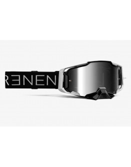 100% Armega Renen S2 silver lens 