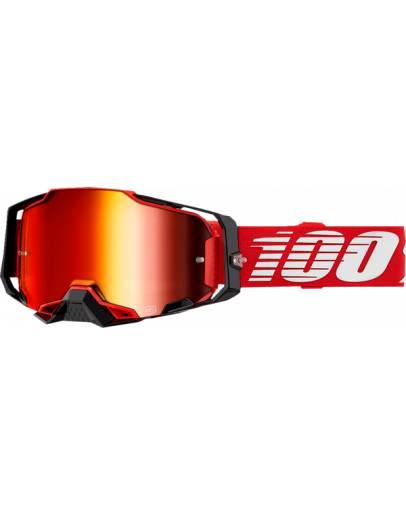 100% Armega RED mirror red lens 