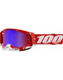 100% Racecraft 2 RED so zrkadlovým sklom