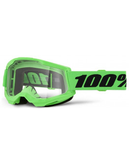 100% Strata 2 Neon green s čírym sklom