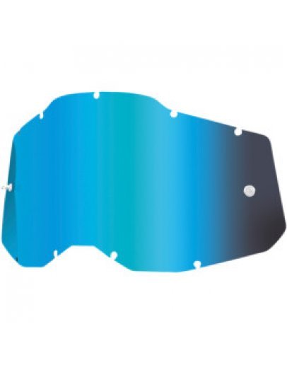 Zrkadlové sklo do okuliarov 100% Strata 2,Accuri 2, Racecraft 2 blue