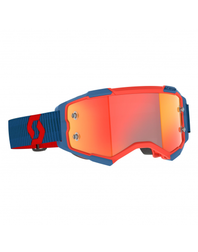 Okuliare SCOTT FURY dark blue/neon red