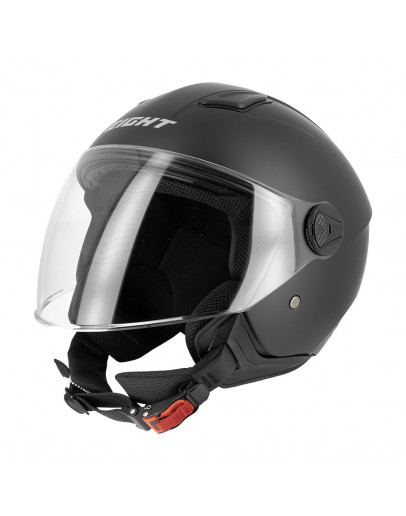 Prilba EIGHT Jet S779 Leov LV black matt