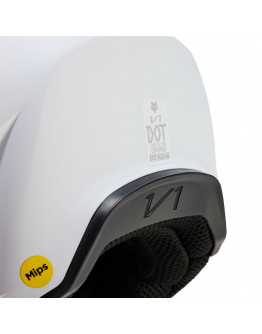 Prilba FOX V1 Solid matte white 2024