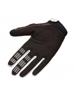 Rukavice FOX 180 Kairos white/fluo red