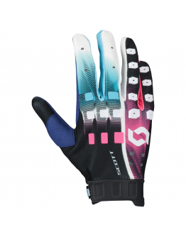 Rukavice SCOTT Podium PRO stealth blue/radiant pink