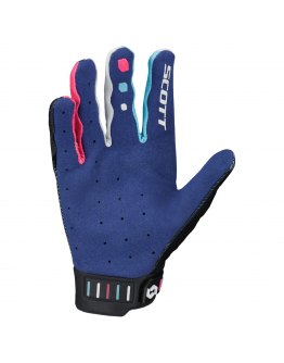 Rukavice SCOTT Podium PRO stealth blue/radiant pink