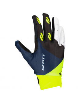 Rukavice SCOTT Evo Race midnight purple/safety yellow