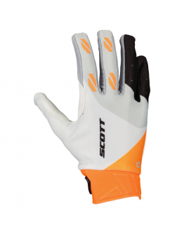 Rukavice SCOTT Evo Race bright white/shocking orange