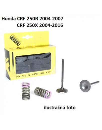 Ventily sacie oceľové Honda CRF 250R 2004-2007,CRF 250X 2004-2016