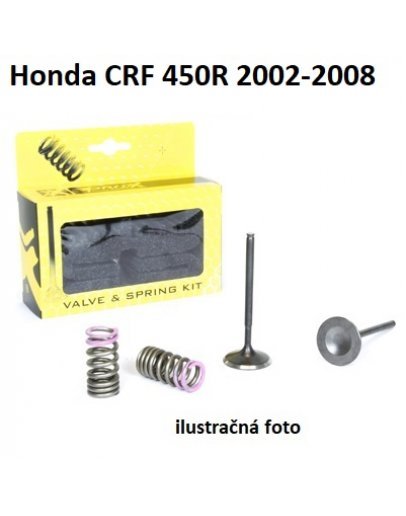 Ventily sacie oceľové Honda CRF 450R 2002-2008