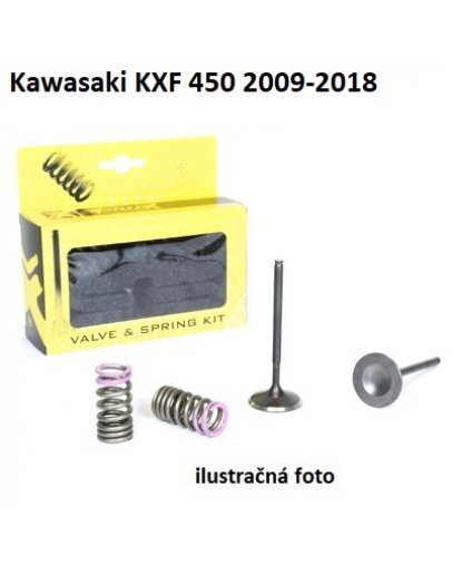 Ventily sacie oceľové Kawasaki KXF 450 2009-2018