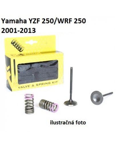 Ventily výfukové oceľové Yamaha YZF/WRF 250 2001-2013 