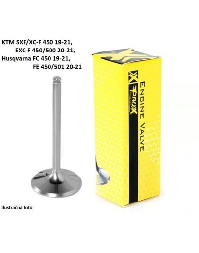 Ventil sací TITÁN KTM SXF/XC-F 450 19-24,EXC-F 450/500 20-24,Husqvarna FC 450 19-24,FE 450/501 20-24,Gas-Gas MC/EX 450F