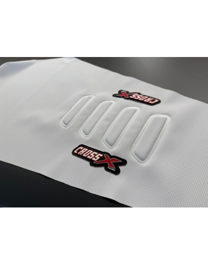 Poťah sedadla CrossX UGS wave Gas-Gas EC/MC/MC-F/EX/EX-F 2024-2025 biely