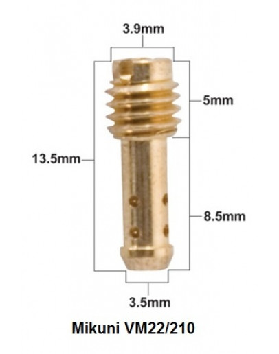 Tryska karburátora MIKUNI TYP VM22/210 40 1KS
