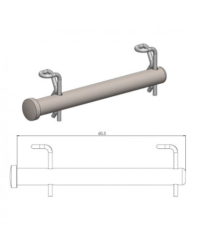 Čap (pin) brzdových platničiek BREMBO zadný