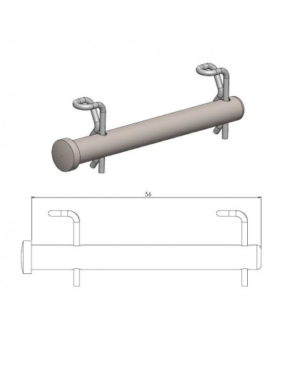 Čap (pin) brzdových platničiek BREMBO predný