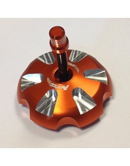 Zátka nádrže KTM SX/SXF/XC-F 2013-2022 Accel oranžová s ventilom