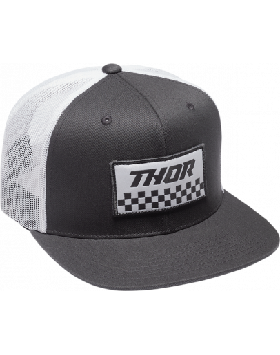 Šiltovka Thor S23 Cevron gray/white