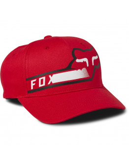 Detská šiltovka Fox Vizen Flexfit Flame red