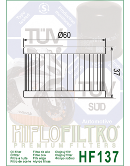 Olejový filter HF137
