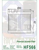 Olejový filter HF566