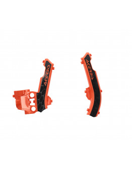 Chrániče rámu Acerbis X-grip KTM SX 50 2016-2023 oranžovo-čierne