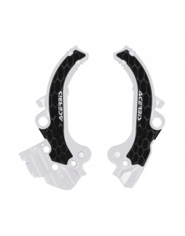 Chrániče rámu Acerbis X-grip KTM SX 65 2024-2025, HSQ TC 65 2024-2025, GAS GAS MC 65 2024-2025 bielo-čierne