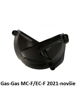 Plastový kryt krytu spojky Gas-Gas MC-F/EC-F 250-350 2021-2023 čierny