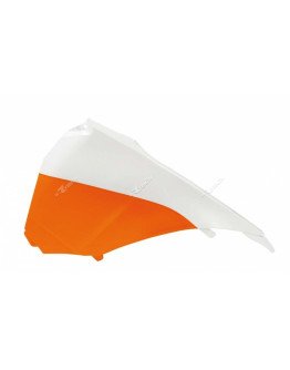 Kryt vzduchového filtra SX-SXF 125-450 13-15, EXC-EXCF 14-16 bielo-oranžové