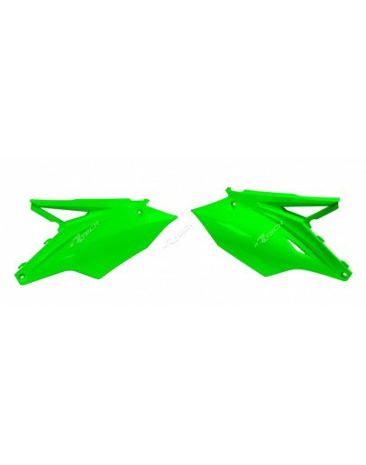 Zadné tabuľky KXF 450 16-18, KXF 250 17-20 neonovo-zelené