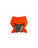 Maska s LED svetlom kompletná KTM ENDURO Rtech 2024-2026 oranžová