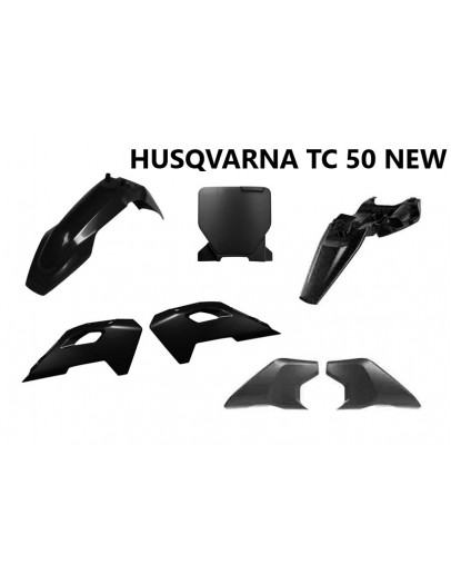 Sada plastov Husqvarna TC 50 2024-2025 čierna