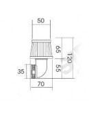 Vzduchový filter Sifam priemer 35mm