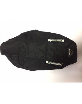 Poťah sedla BudRacing Kawsaki KX 85 2014-2024 black/logo Kawasaki