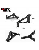 Stupačky pre spolujazdca KTM SX/SXF 23-25,EXC/EXC-F 24-25 čierne